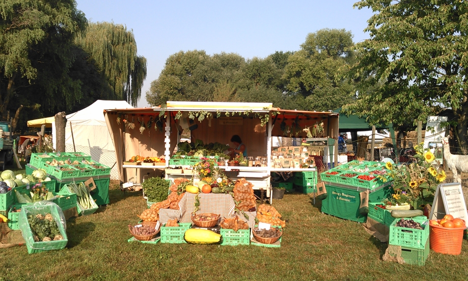 Biogaertnerei Marktstand